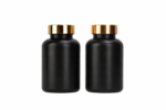 38/400 Black PE Healthcare Bottle